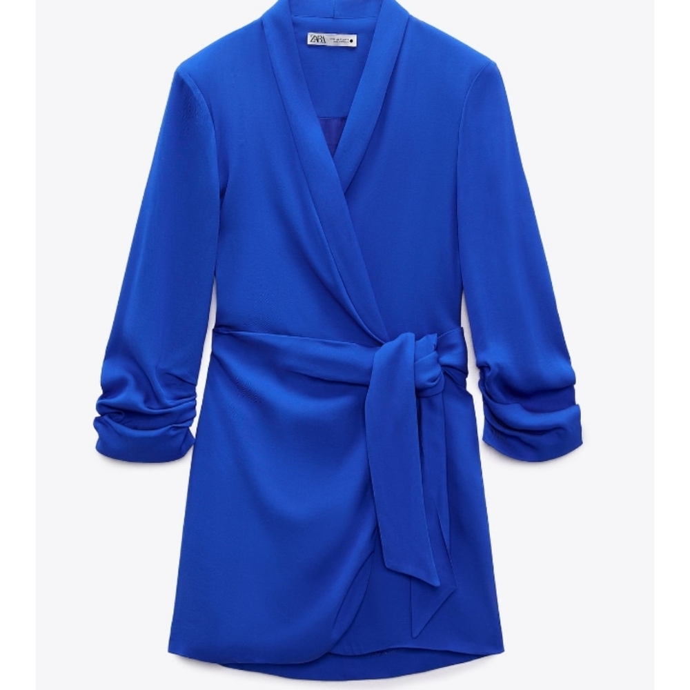 Zara wrap blazer dress